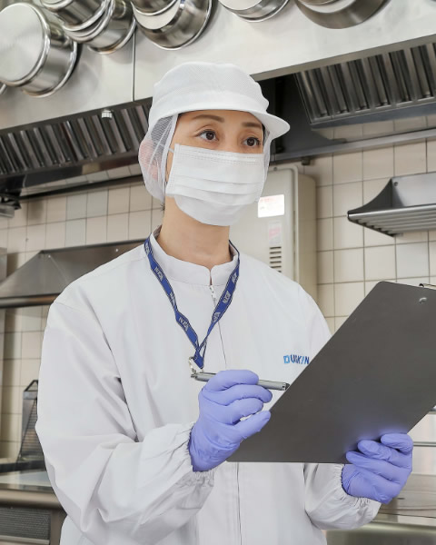 衛生・消毒管理の様子