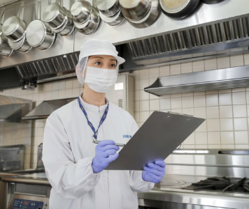 チェックの様子