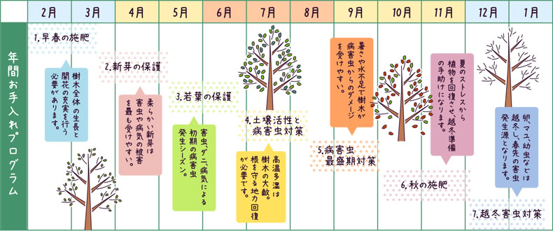 年間お手入れプログラム